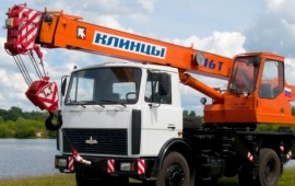 Автокран 16т, в/с 18 в Кезе