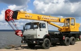 Автокран 10 - 25 тонн в Барыше