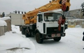 Аренда автокрана 32 тонны в Инзе