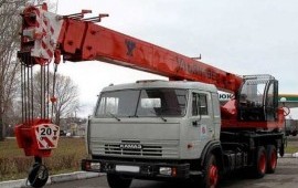 Услуги автокрана 22 метра 16т - 25т
