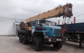 Аренда автокрана урал 6х6