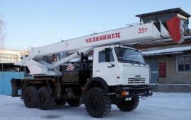 Аренда Автокрана 5т, 25т, стрела 22,23,28 метров в Баранчинском