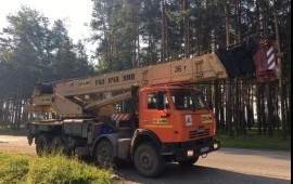 Услуги автокранов от 25до 40 т. Стрела до 40м