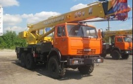 Услуги автокрана 25 тонн