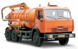 Ассенизатор, Камаз 10 куб, откачка канализации