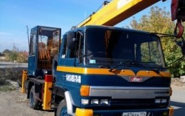 Малогабаритный автокран гр 5 тонн, 22 метра