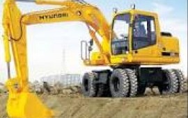 Услуги колёсных полноповоротных экскаваторов , с н
