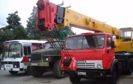 Автокран 22 м стрела, 20т