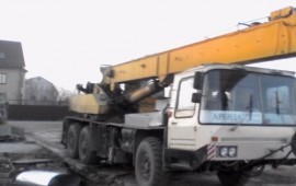 Автокран "Днепр" 25 т длина стрелы 24 м в аренду