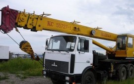 Автокран Машека 25т 25м аренда