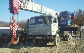 Аренда Автокран КАМАЗ МКА (16т/22м) в Приютном