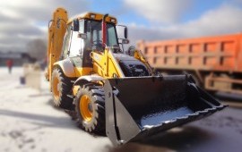 Аренда экскаватора погузчика JCB 4CX в Авдоне