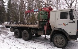 Услуги манипулятора камаз