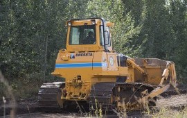 Аренда болотного бульдозера