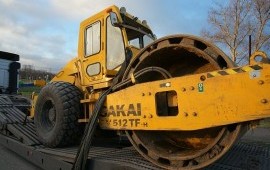 Аренда грунтового катка 14т