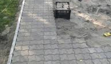 Асфальтирование, укладка тротуарной плитки