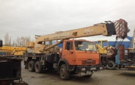 Услуги аренда автокранов (от 25 тн.)
