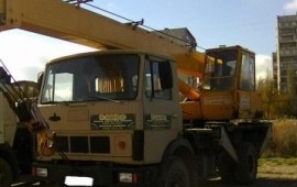 Услуги автокрана маз Ивановец