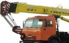 Услуги автокрана 25 т