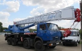 Аренда автокрана грузоподъемностью 32 тонны