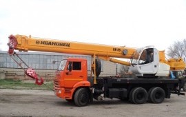 Услуги автокрана 25т-31метр в Михайловске