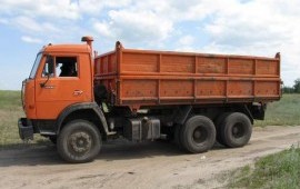 Самосвал с прицепом