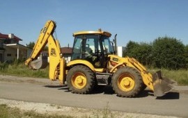 Услуги экскаватора пограничника JCB