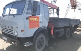 Аренда КамАЗ- манипулятор- кран 6 метров