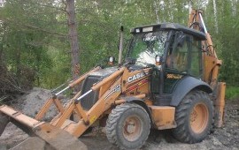 Услуги экскаватора погрузчика