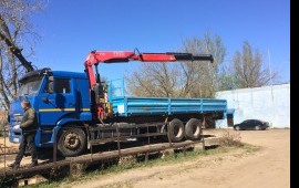 Аренда/ услуги манипулятора крана грузоперевозки