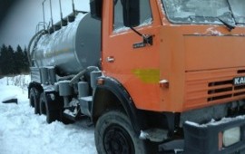 Вакуумка ассенизатор Камаз в Осе