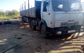 Услуги камаза с полуприцепом 13,6