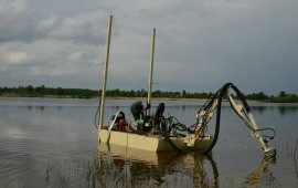 Чистка прудов, водоемов