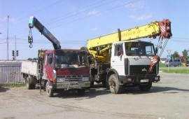 Услуги манипуляторов, автокранов