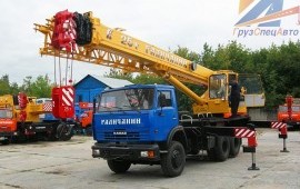 Услуги автокрана 25т