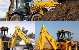 Аренда экскаватора-погрузчика JCB гидромолот, бур