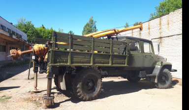 Аренда Манипулятора и Ямобура БКМ 317 (егерь) в Кобринском
