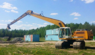 Аренда экскаватора с удлиненной стрелой