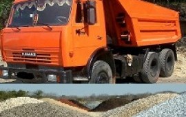 самосвал песок,щебень,бутовый камень,чернозем