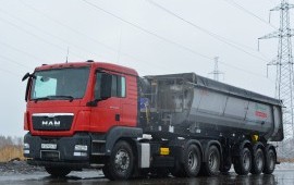Самосвал MAN TGS 33.440 6×4 BBS L А/С с прицепом L