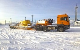 Низкорамный трал с отстегивающимся гуськом