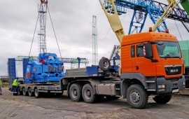 Низкорамный трал с раздвижной платформой 5-осный
