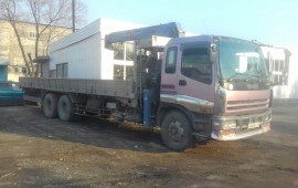 Услуги грузовиков манипуляторов в Хабаровске