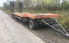 Перевозка техники тралом 24т