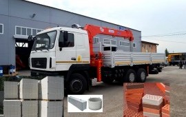 Манипулятор-кран кирпич пено/газоблоки ЖБИ