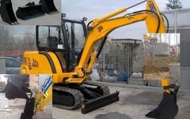 Аренда мини экскаватора JCB 803 Услуги спецтехники