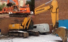 Аренда/заказ/услуги экскаватора гусеничного