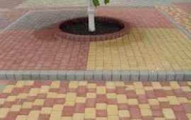 -Укладка тротуарной плитки (брусчатки) в Рыльске