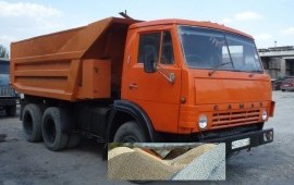 Перевозка доставка сыпучих услуги самосвала