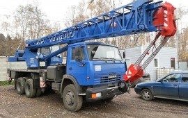 Аренда автокрана КС-55713-1к-3 на шасси Камаз
